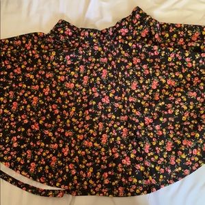 Floral skater skirt